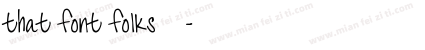that font folks字体字体转换